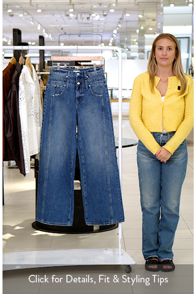 Caleb High Waist Wide Leg Jeans video