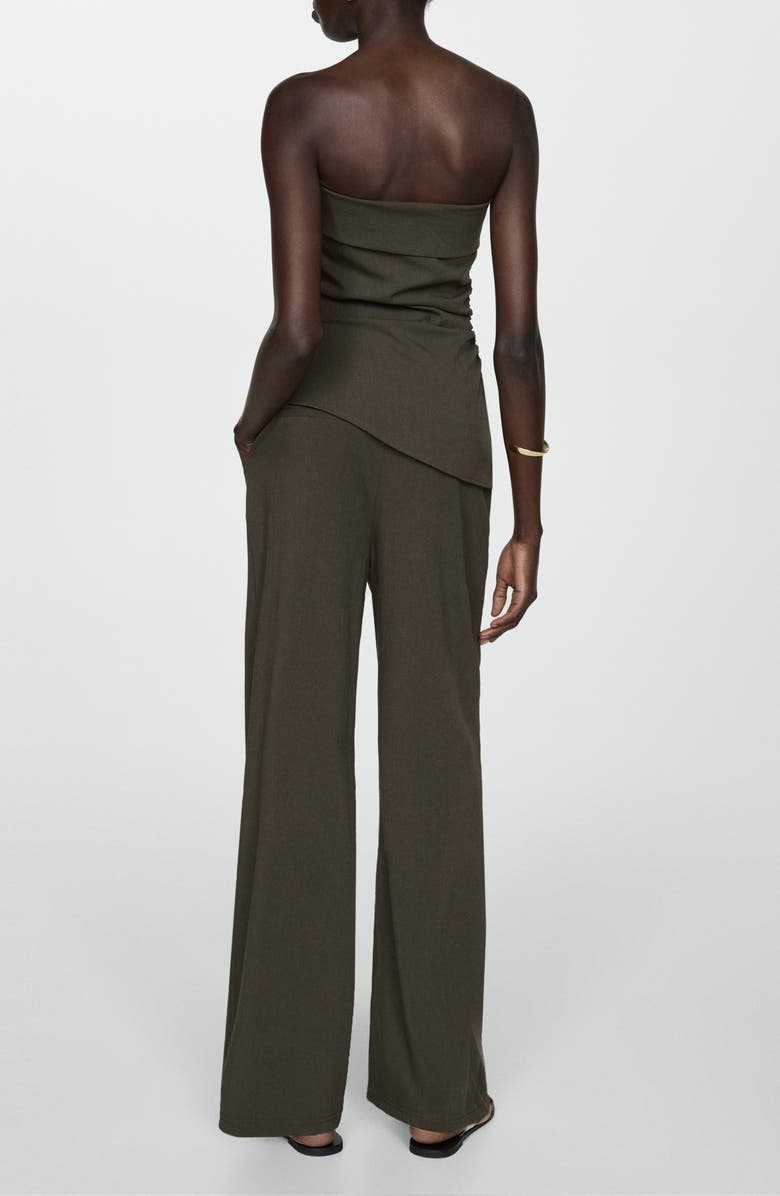 MANGO Elastic Waist Straight Pants, Alternate, color, 