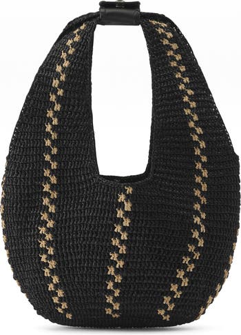 【HELLEN KAMINSKI 】上品シルエットかごバック Aquarius Hobo Helen Kaminski Aquarius Raffia Hobo Bag | Nordstrom