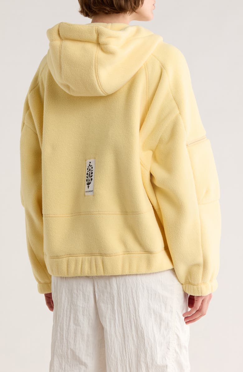 FP Movement by Free People Wild And Free Fleece Pullover, Alternate, color, Sunlit Yellow