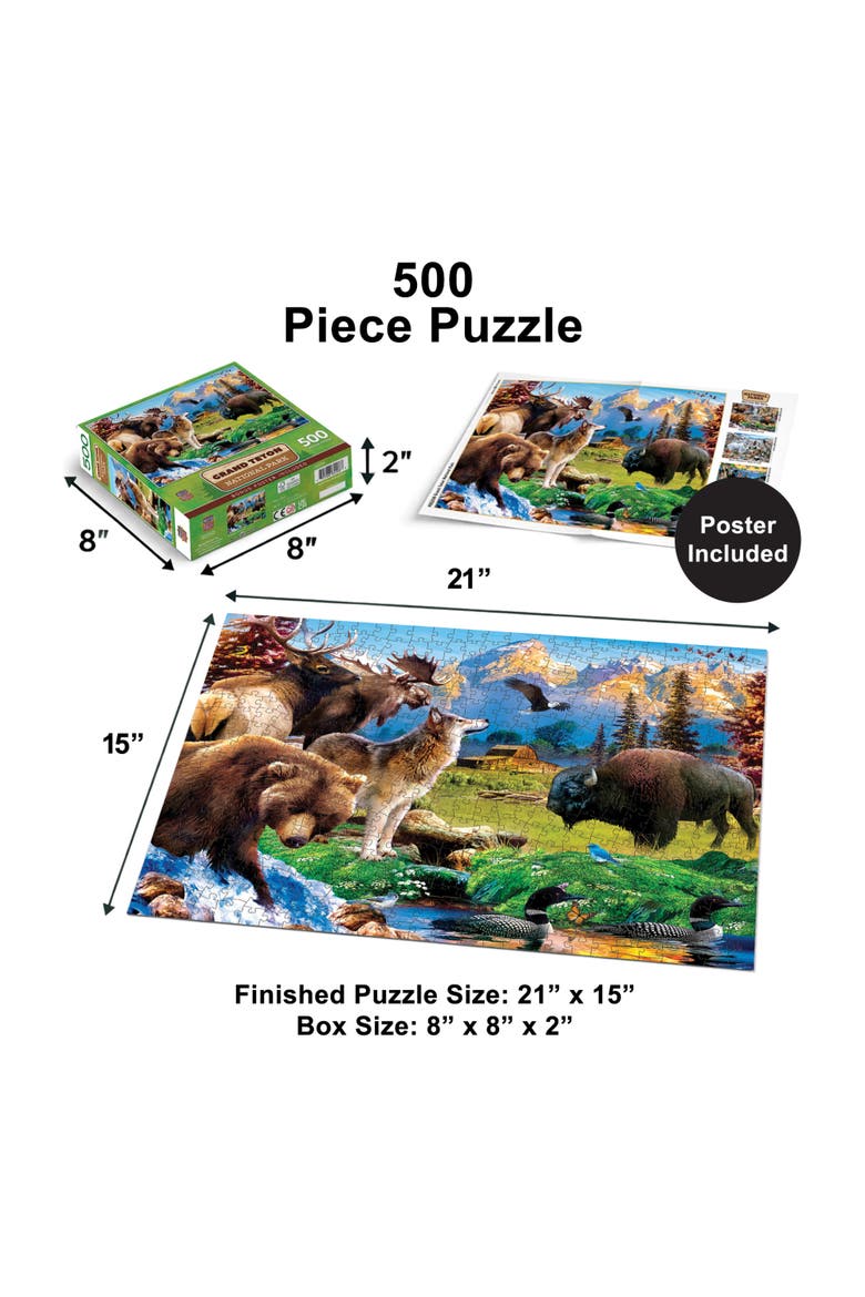 Grand Teton National Park 500pc Puzzle, Alternate, color, Multicolor
