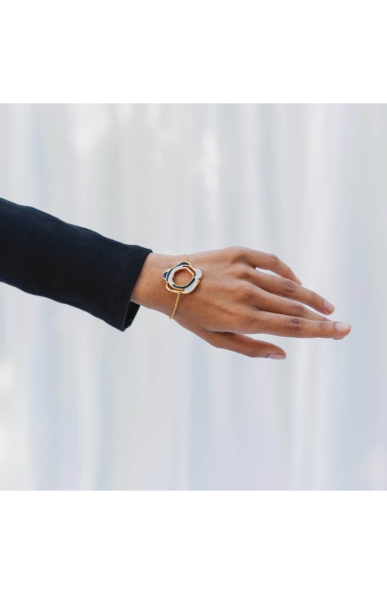 Dhwani Bansal AQUA BRACELET, Alternate, color, Gold Plated