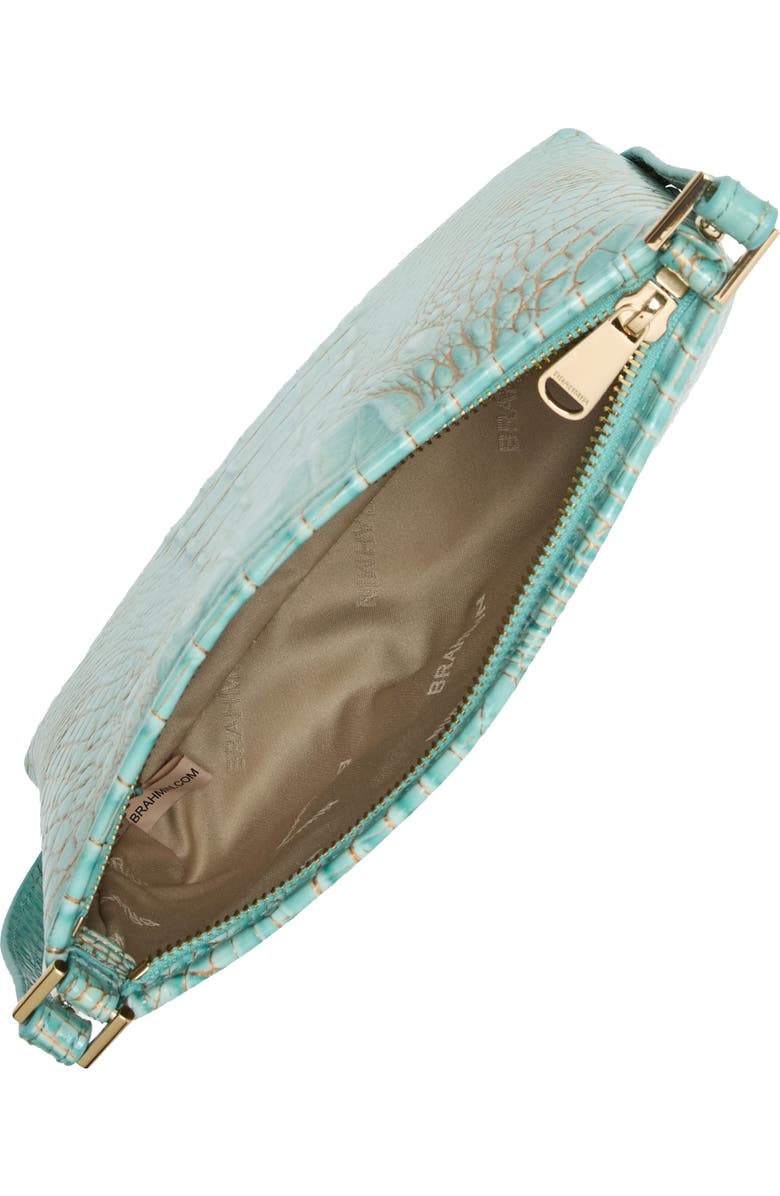 Brahmin Lorelei Croc Embossed Leather Shoulder Bag, Alternate, color,