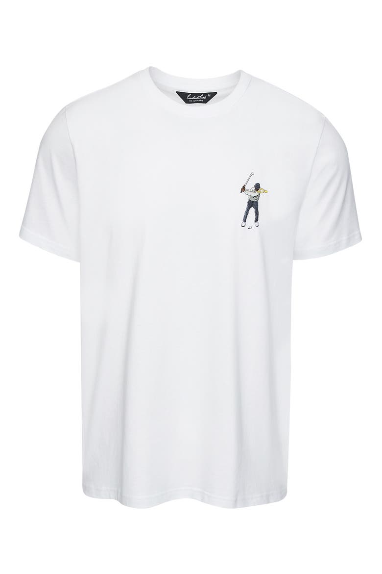 Core Embroidered T-Shirt, Main, color, BRIGHT WHITE