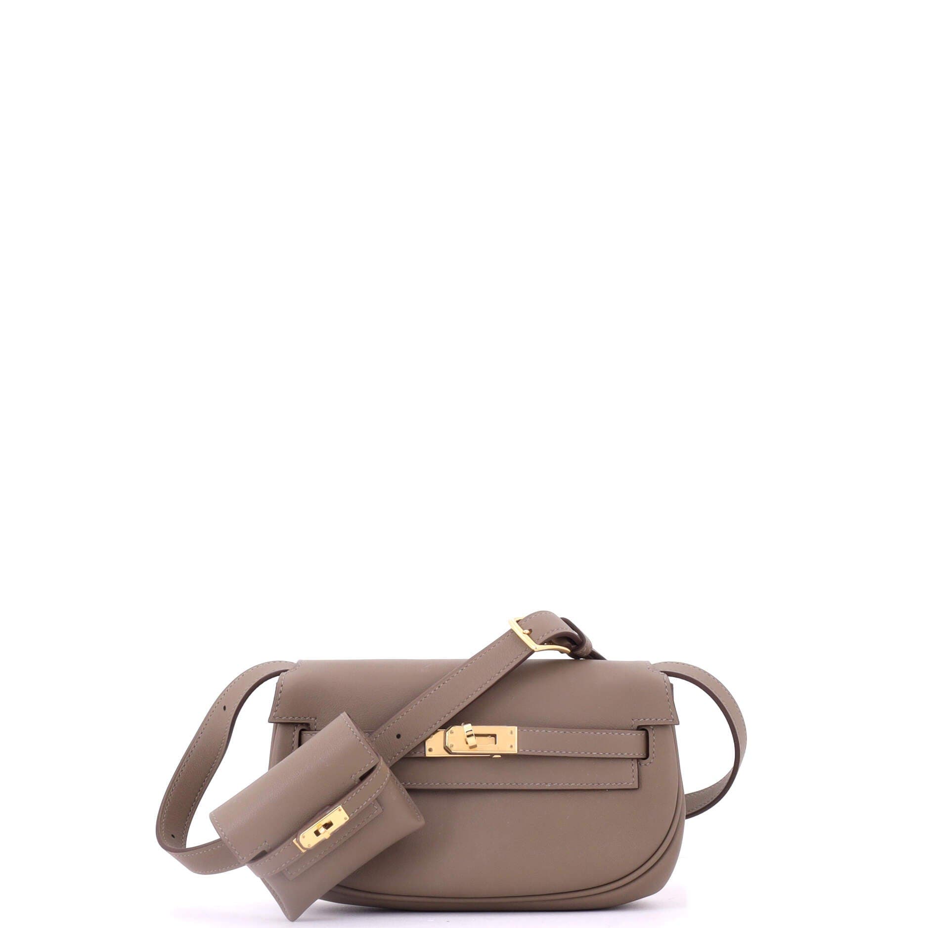 Pre-Owned Hermes Kelly Moove Bag Swift, Alternate, color, Etoupe