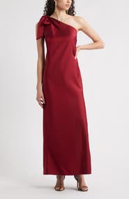 Chelsea28 Bow One-Shoulder Maxi Dress