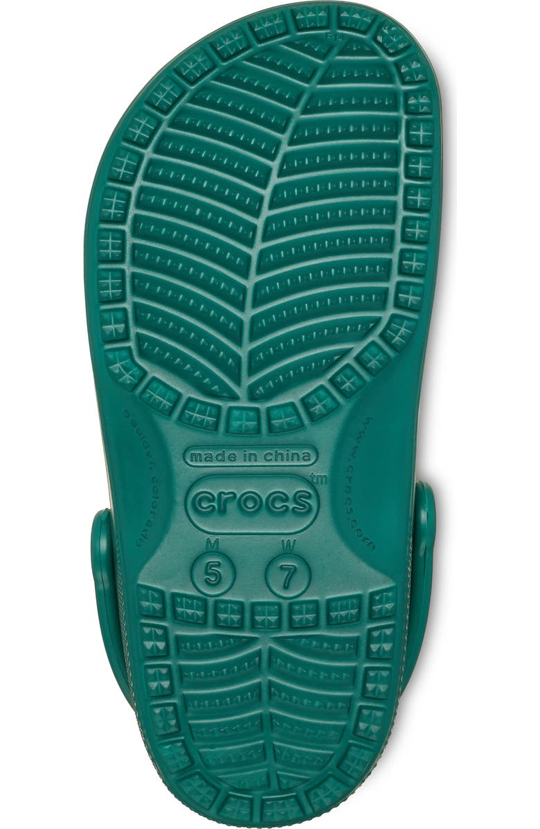 CROCS Classic Clog, Alternate, color, Emerald