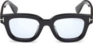 TOM FORD 49mm Square Sunglasses