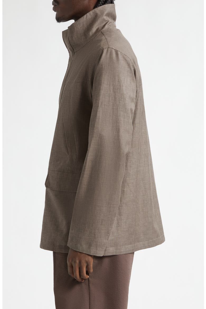 Storm System Long Jacket, Alternate, color, TAUPE