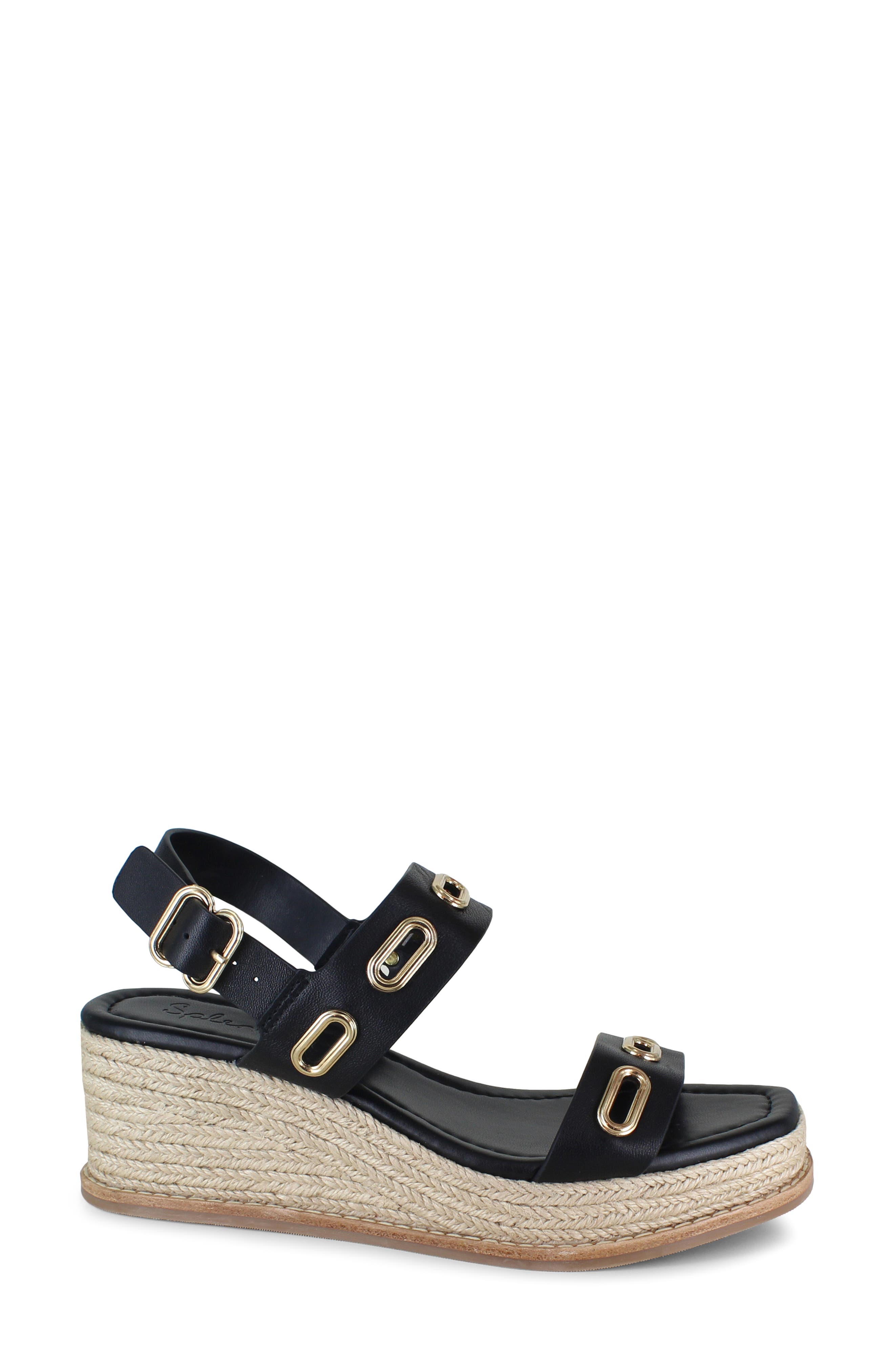 Splendid Dani Slingback Espadrille Platform Wedge Sandal, Alternate, color, 