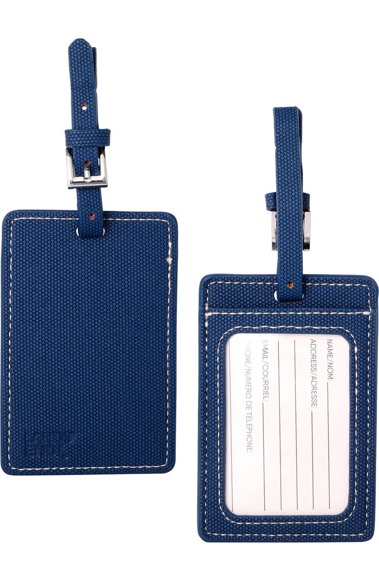 Lands' End Luggage Tags 2-Pack, Travel Bag Tag, Suitcase Identifier, Main, color,