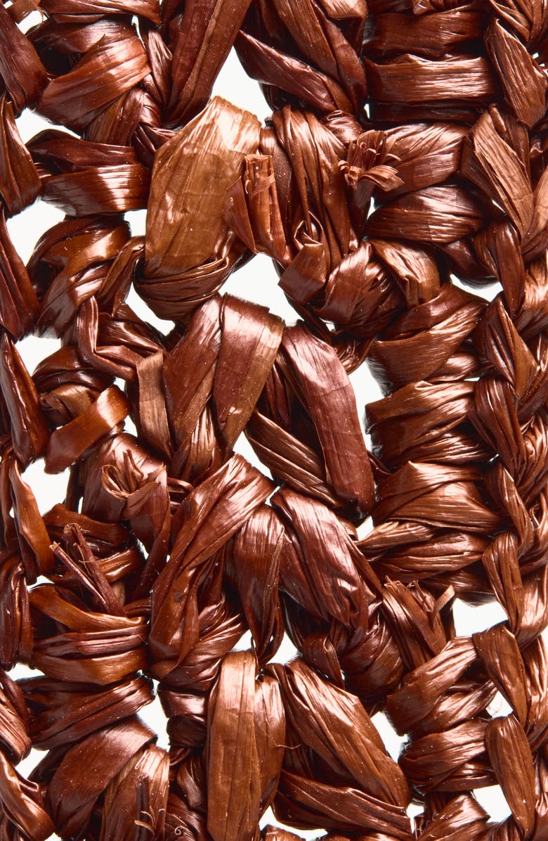 Veronica Beard Raffia Loop Belt, Alternate, color, Brown