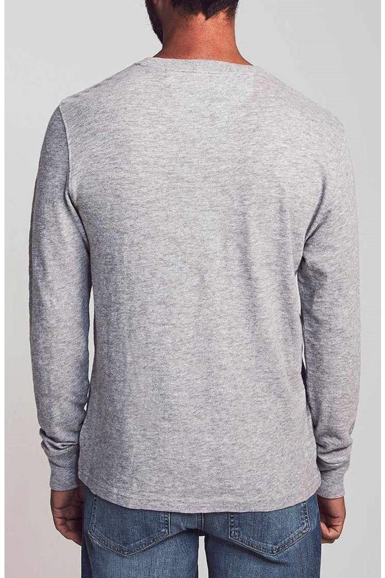 Slub Cotton Henley, Alternate, color, LIGHT GREY