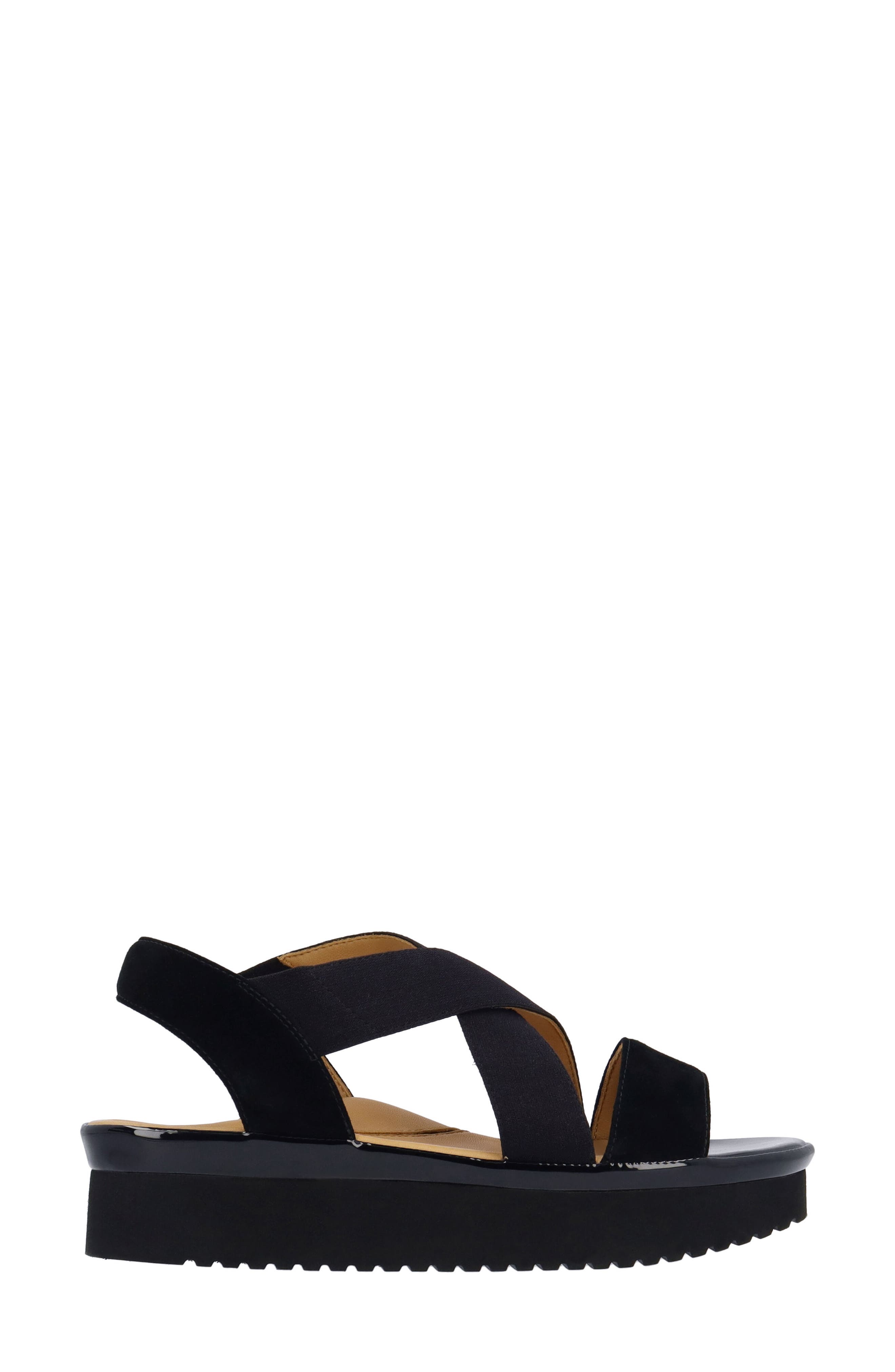 L'Amour des Pieds Aizling Ankle Strap Sandal, Alternate, color, Black
