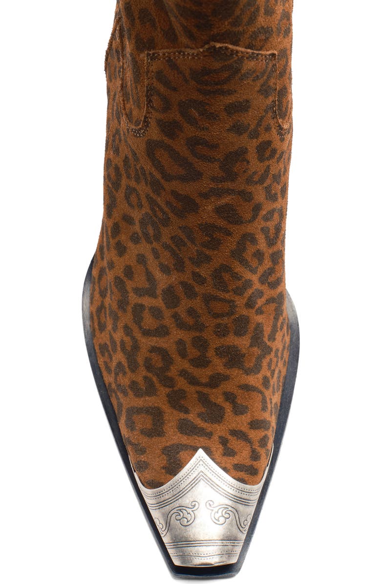 Free People Brayden Western Boot, Alternate, color, Leopard Suede