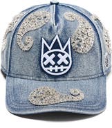 Cult of Individuality Paisley Crystal A-Frame Trucker Baseball Cap