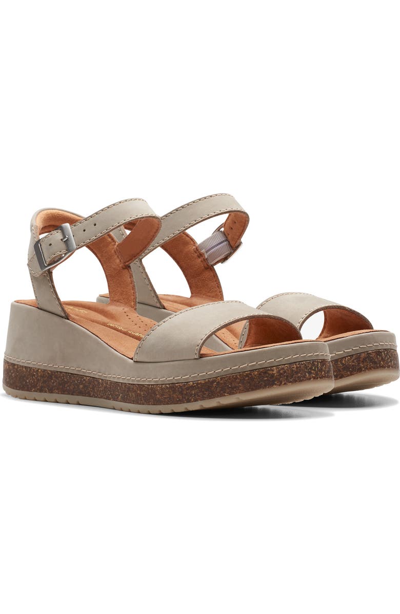 Clarks<sup>®</sup> Kassanda Lily Wedge Sandal, Main, color,