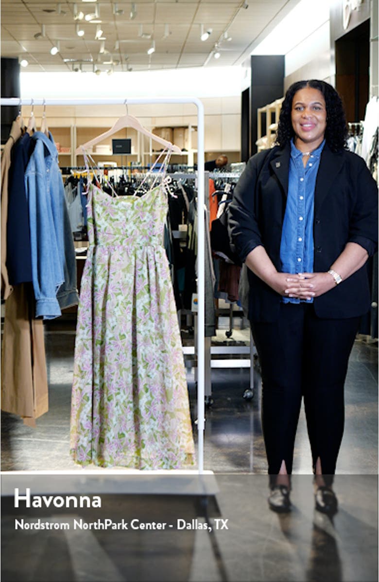 Serena Floral Midi Dress, sales video thumbnail