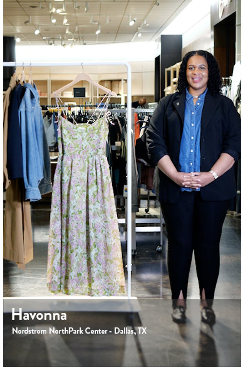 Serena Floral Midi Dress video