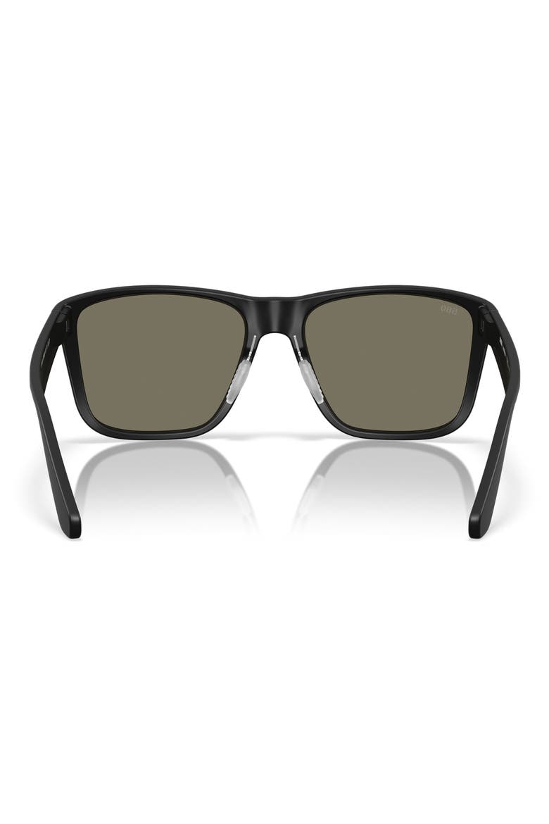 Los Alijos 59mm Sunglasses, Alternate, color, MATTE BLACK / BLUE MIRROR