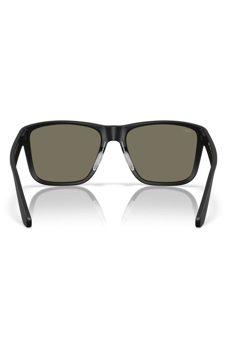 Costa Del Mar Los Alijos 59mm Sunglasses, Alternate, color, Matte Black / Blue Mirror