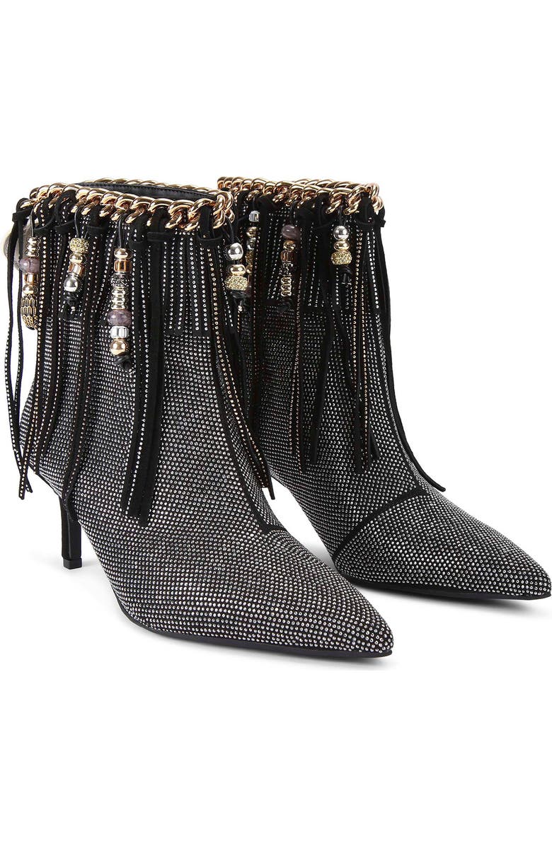 Kurt Geiger London Fringe Pointed Toe Boot, Alternate, color,