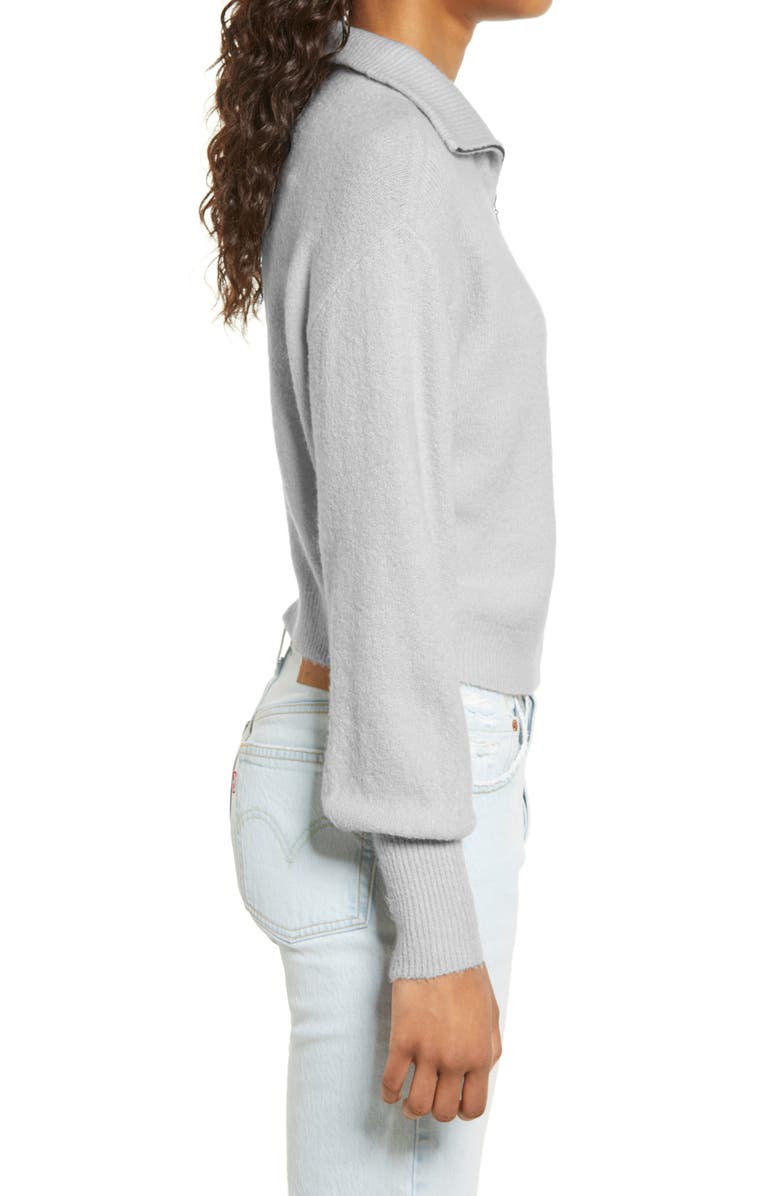 BP. Zip Mock Neck Sweater, Alternate, color, 