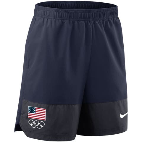 Men's Nike  Navy Team USA Woven Performance Shorts