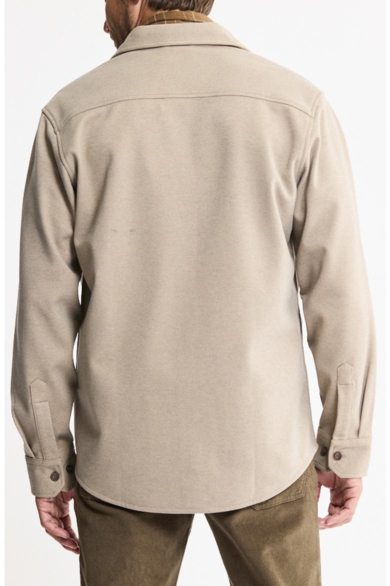 Brushed Twill Shirt Jacket, Alternate, color, TAUPE