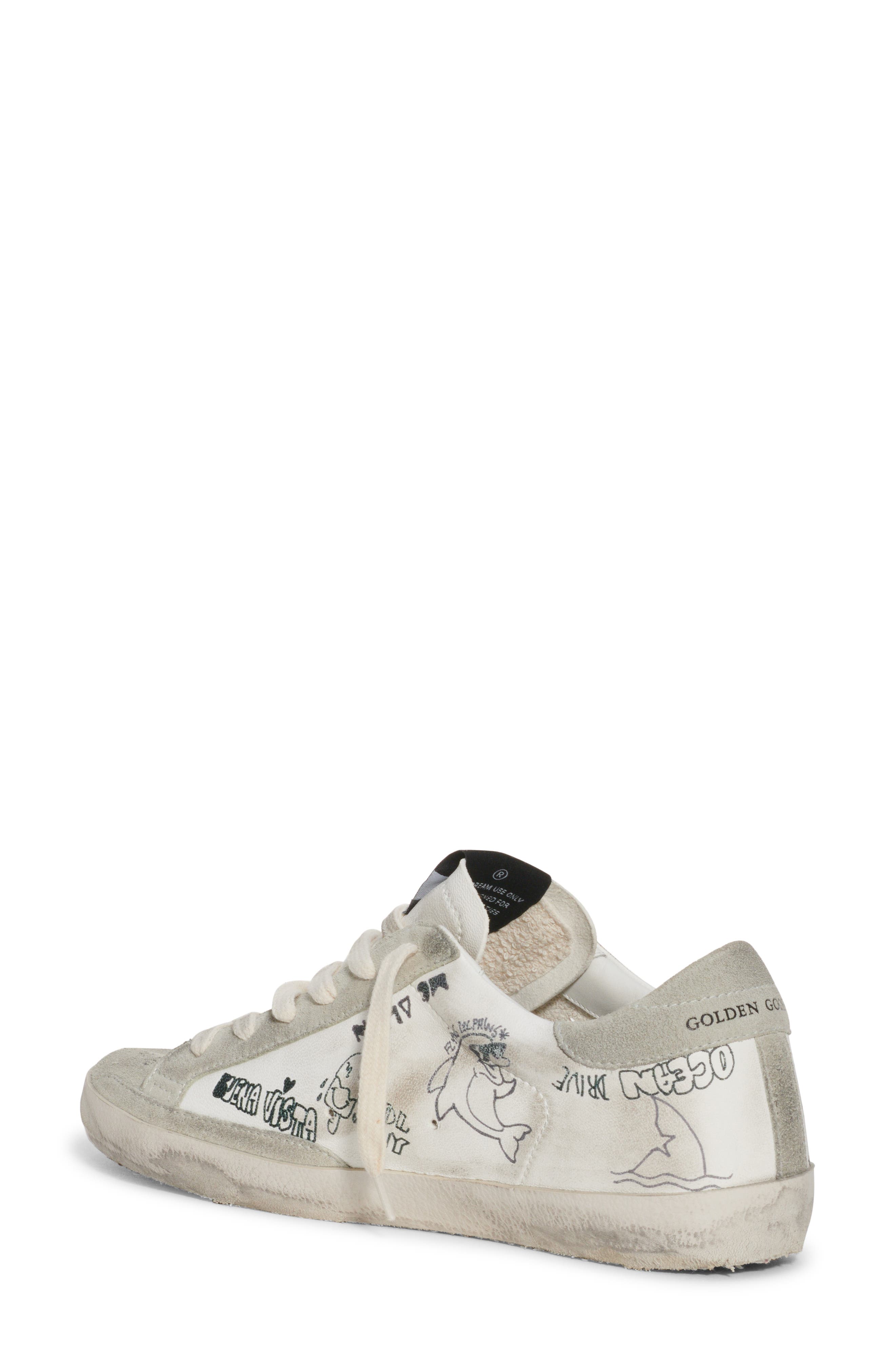 Golden Goose Super-Star Low Top Sneaker, Alternate, color, 