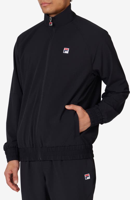 FILA Center Court Track Jacket in Black 