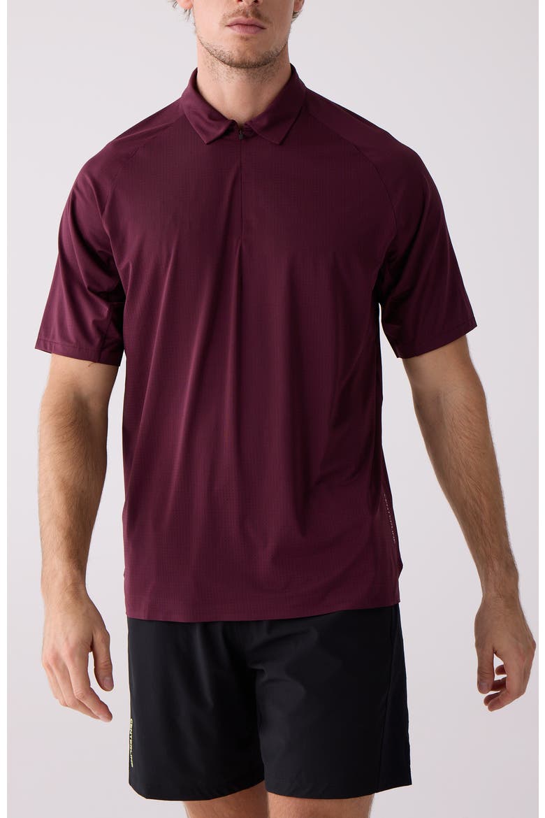 Men's AirLite Polo Shirt, Main, color, Dark Currant