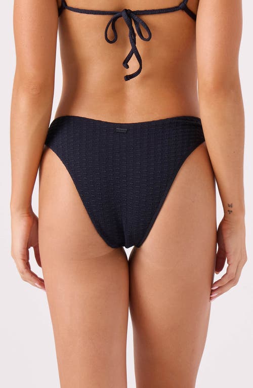Roxy Haliewa Scoop Front Bikini Bottoms In Black