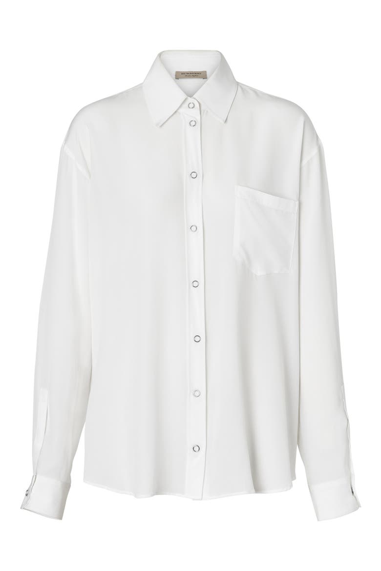 Marika Silk Blouse, Alternate, color, OPTIC WHITE