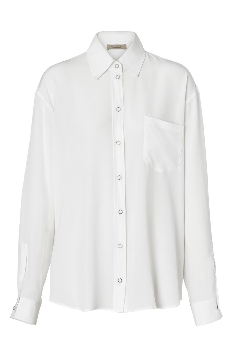 Burberry Marika Silk Blouse, Alternate, color,