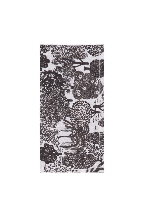 La Doublej Large Napkins Set Of 6 (45x45) Bosco Dark Green In Bosco Dark Green