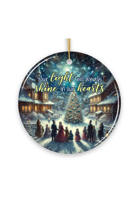 Victorian Carolers Shine In Our Hearts Ornament