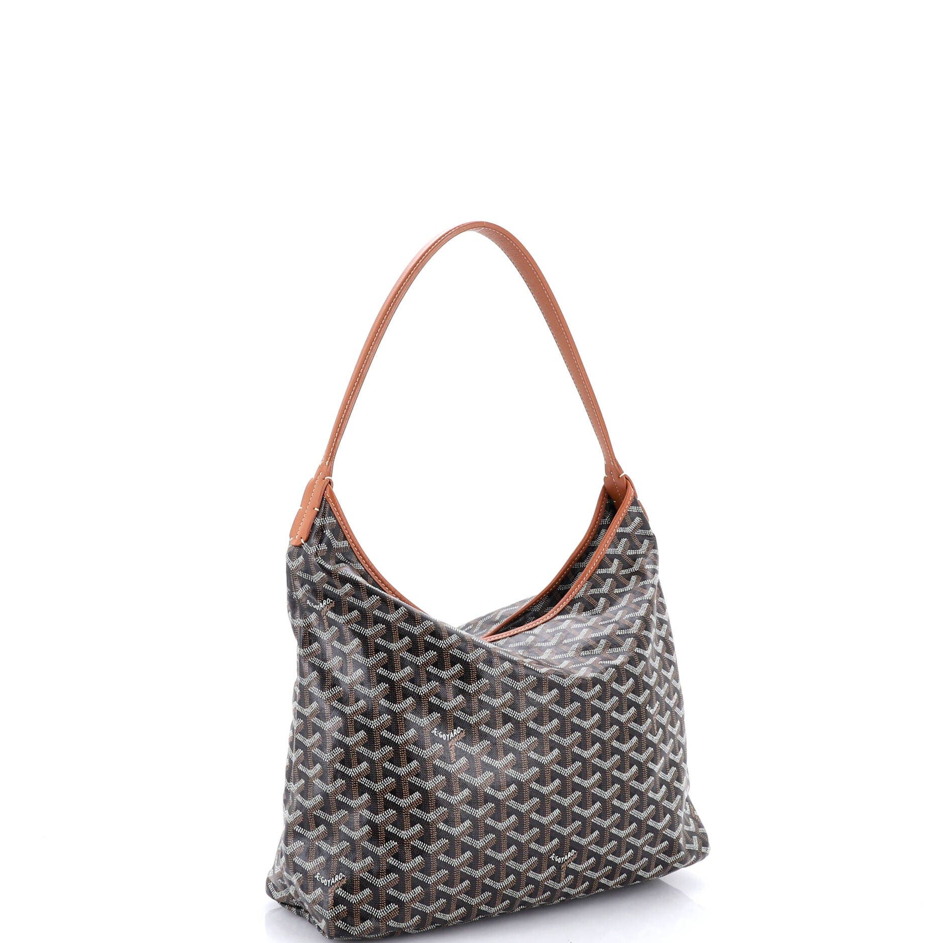 Pre-Owned Goyard Boheme Hobo Coated Canvas, Alternate, color, 