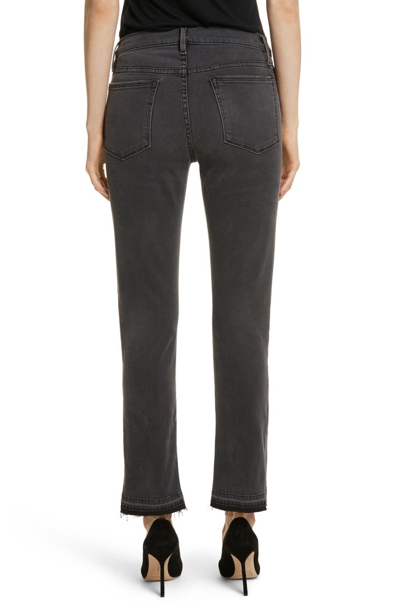 FRAME Le Nouveau Straight Split Hem Skinny Jeans, Alternate, color,