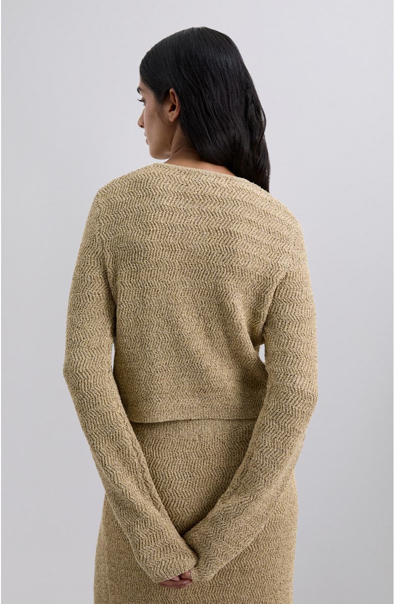 Scalpers Rusticknit Cardigan, Alternate, color, Taupe