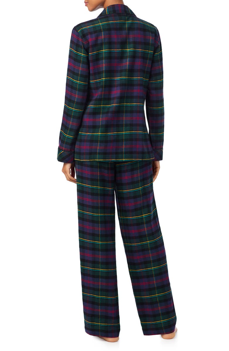 Lauren Ralph Lauren Cotton Blend Pajamas, Alternate, color, Multicolored Plaid