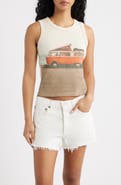 Daydreamer Beach Camper Cotton Graphic Tank