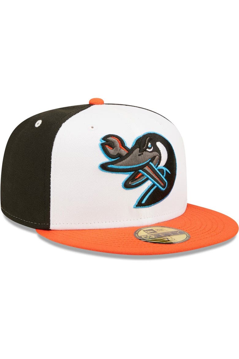 Men's New Era White Beloit Snappers Authentic Collection Team Alternate 59FIFTY Fitted Hat, Alternate, color, White