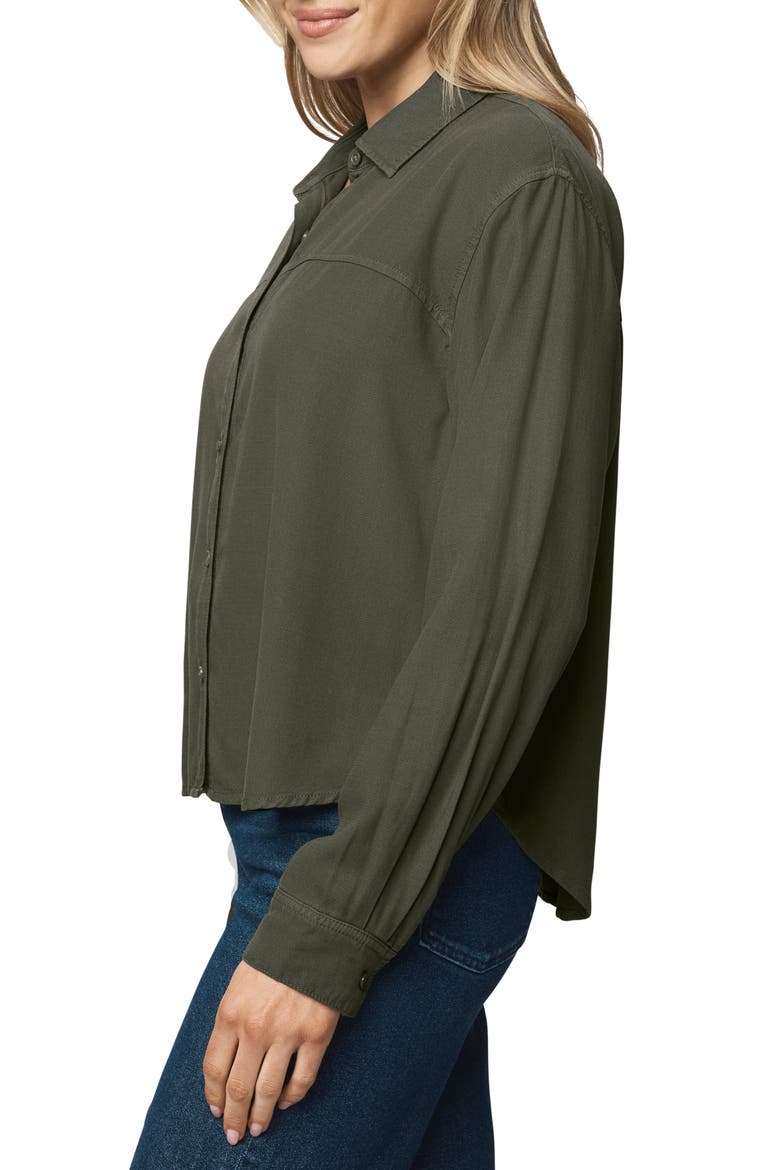 Joanne Button-Up Shirt, Alternate, color, GREEN SPRUCE
