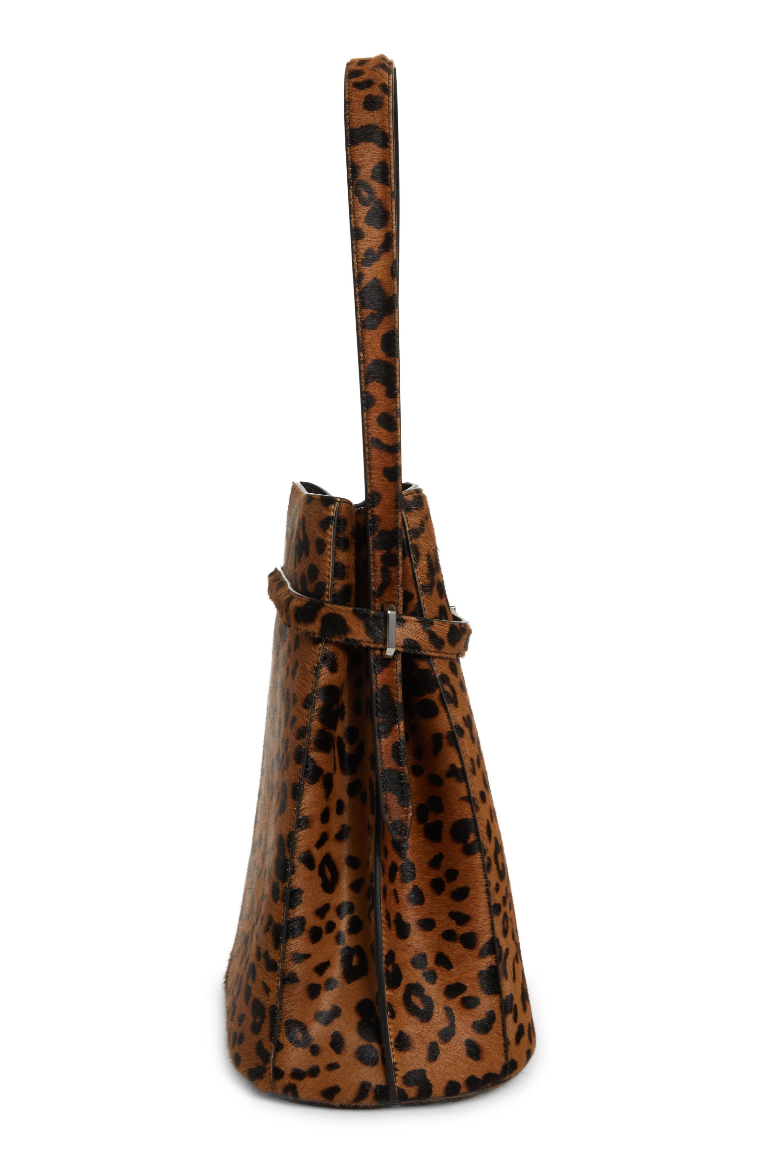 TOTEME T-Lock Genuine Calf Hair Clutch, Alternate, color, 