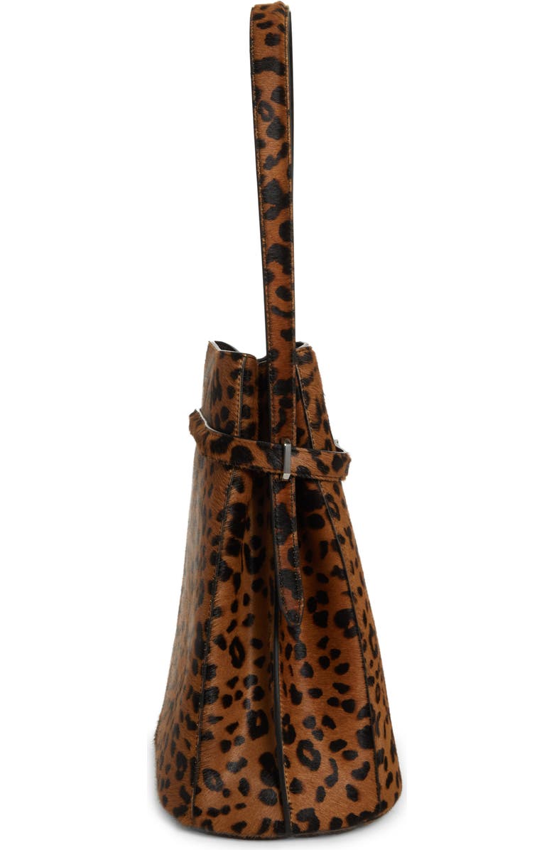 TOTEME T-Lock Genuine Calf Hair Clutch, Alternate, color, Leopard