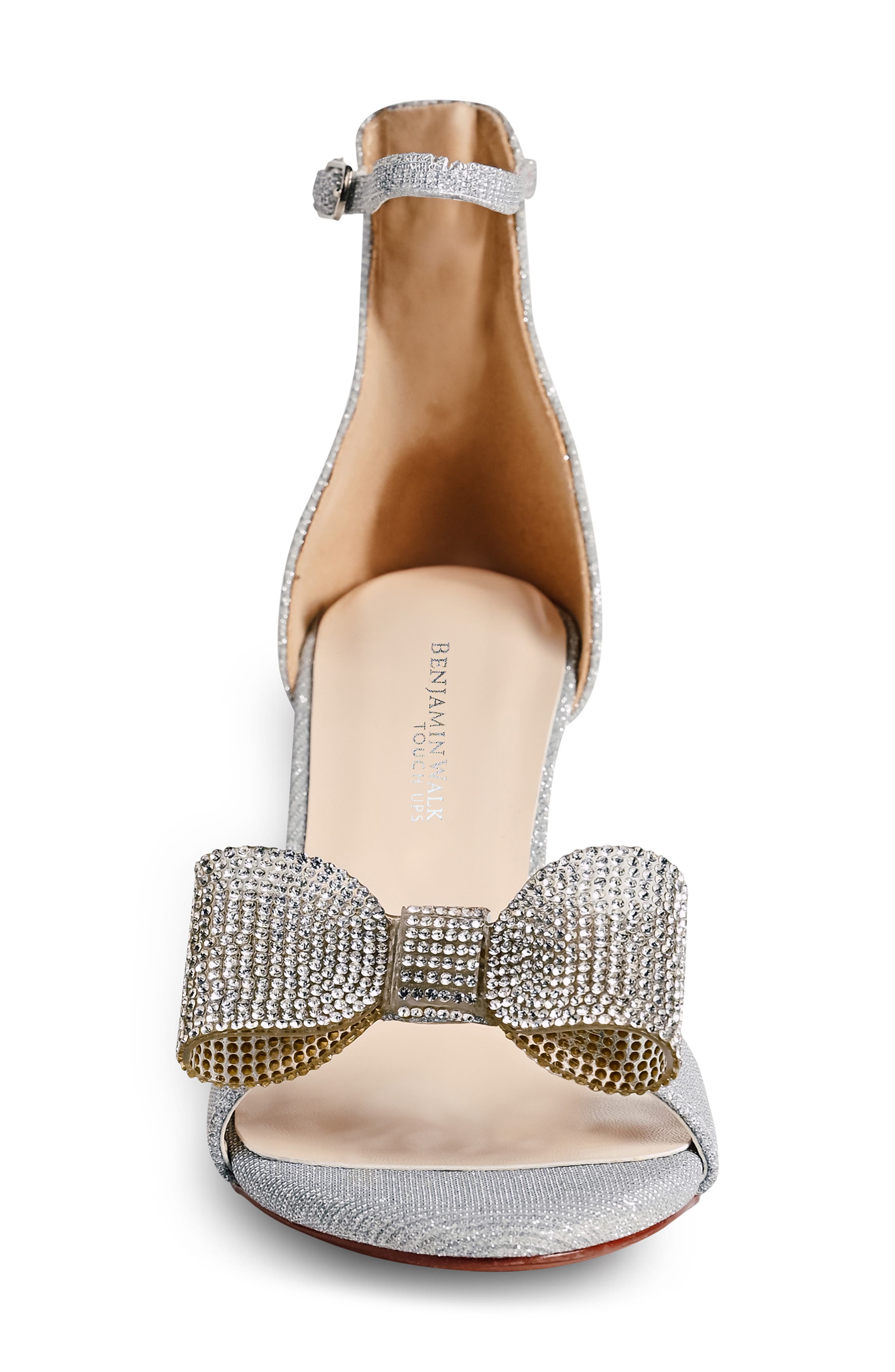 Touch Ups Esme Ankle Strap Sandal, Alternate, color, Silver