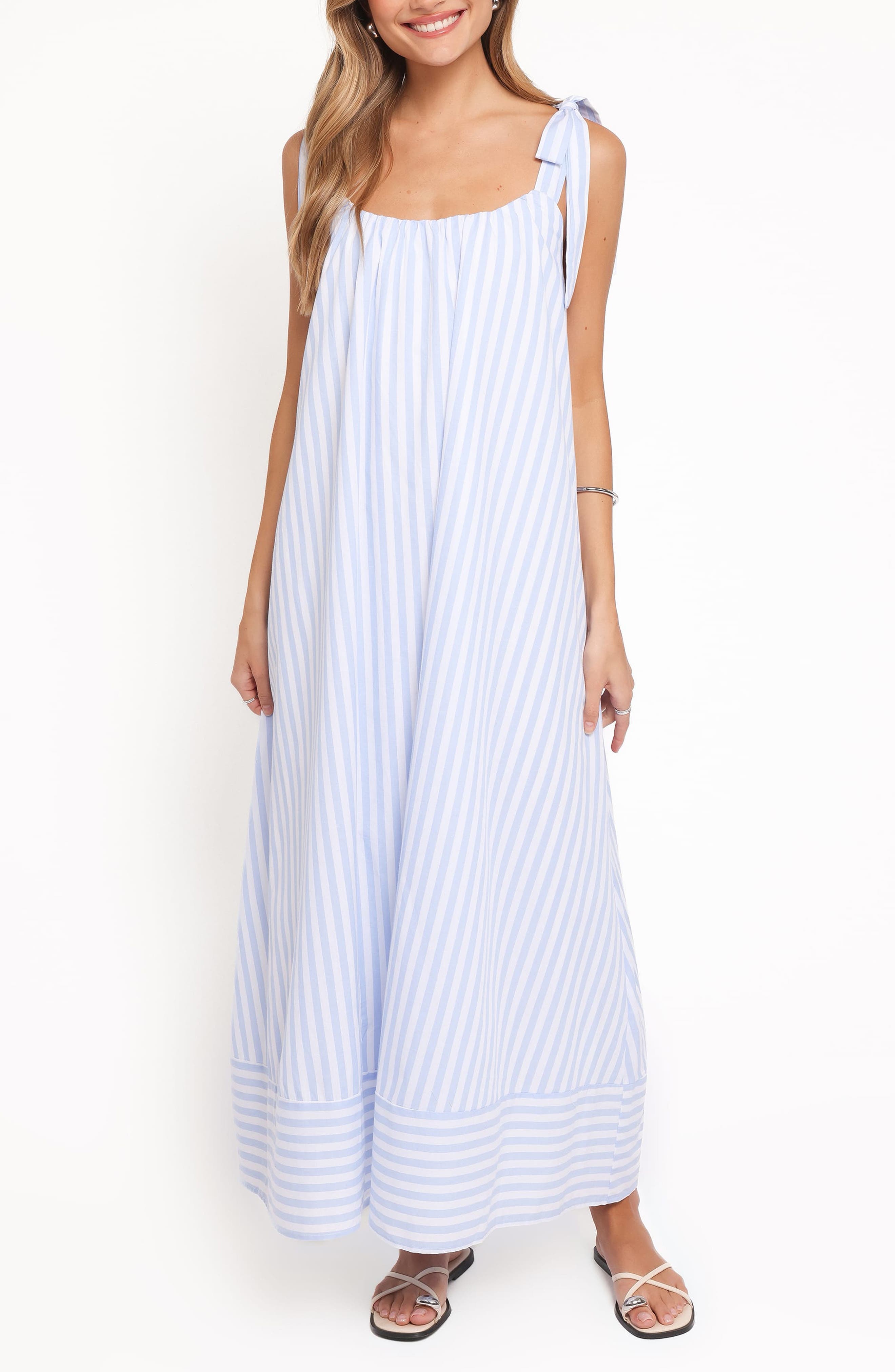 selected PALE BLUE STRIPE