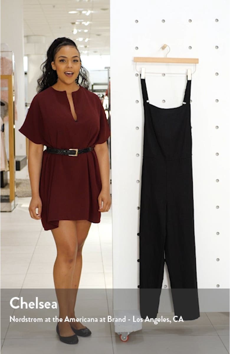 Crop Organic Linen Overalls, sales video thumbnail