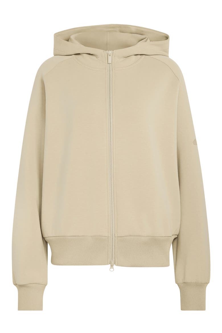 Soft Lux Zip Front Hoodie, Alternate, color, WONDER CARGO